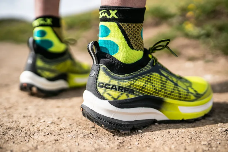 Scarpa Mens Golden Gate ATR Running Shoes - Acid Lime-Black-7